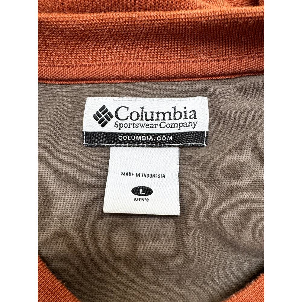 Columbia Sportswear Company Men's Burnt Orange Pullover Ribbed Sweater, Size L - Picture 8 of 8